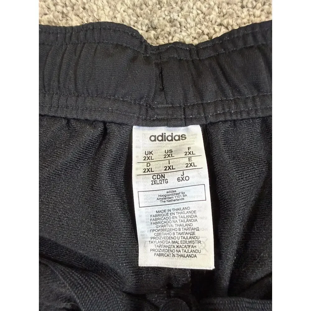 Adidas Track Pants‎ Men’s 2xl Black Athletic Joggers Activewear